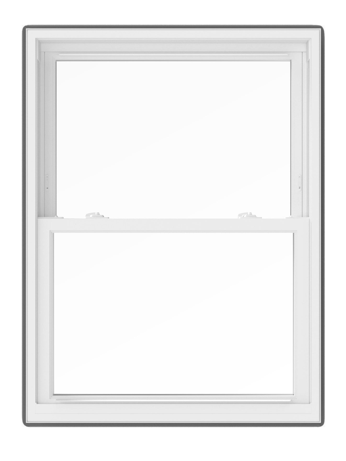 Pella 150 Series 30-1/2-in x 53-1/2-in White Vinyl Replacement Double Hung Window Low-e Argon Double Pane Glass (Full Screen Included)
