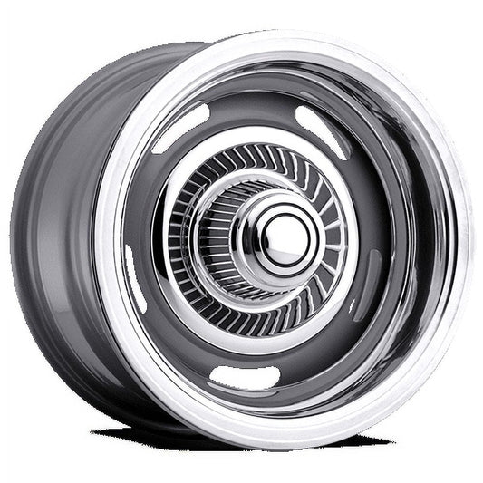 15x10 American Muscle 55 Rally Silver Wheel 6x5.5 (-32mm)