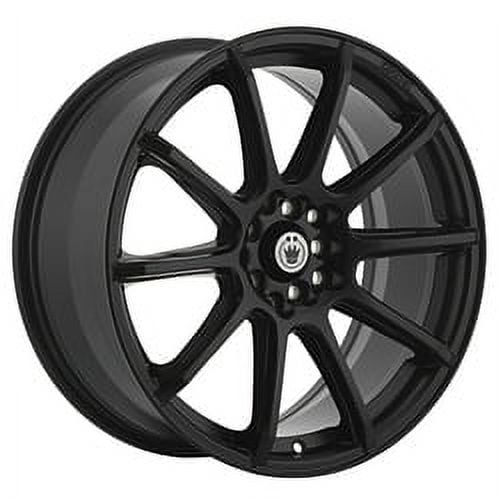 15x6.5 Konig 45B Control Black Wheel 4x100 (40mm)