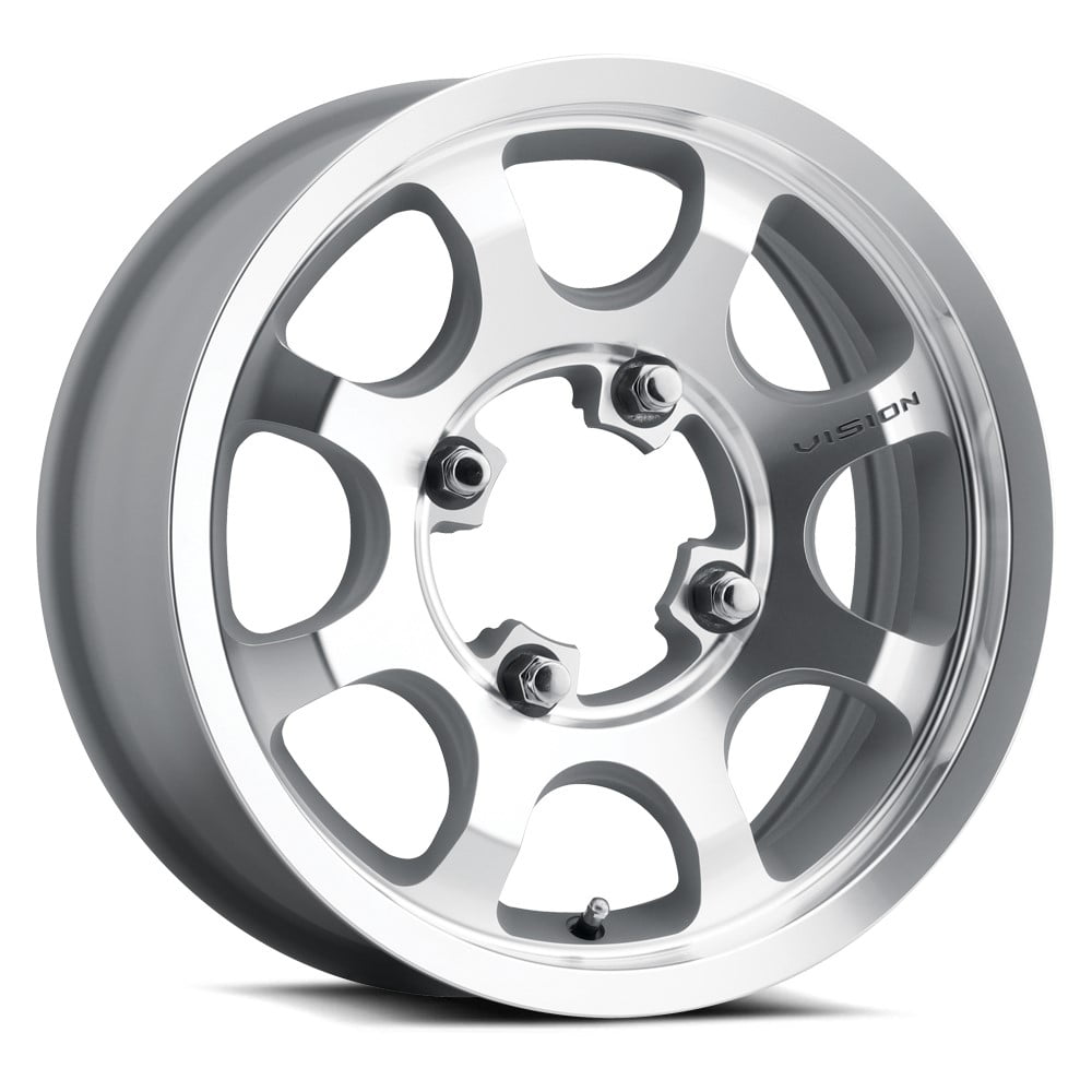 15x6 Vision ATV/UTV 351 Flow Machined Wheel 4x156 (50.6mm)
