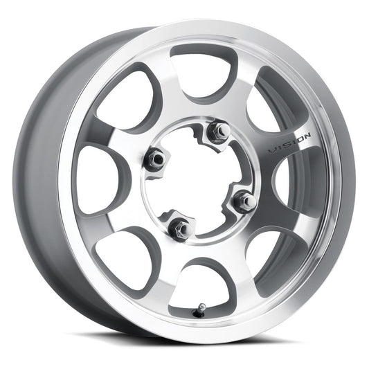15x6 Vision ATV/UTV 351 Flow Machined Wheel 4x156 (50.6mm)