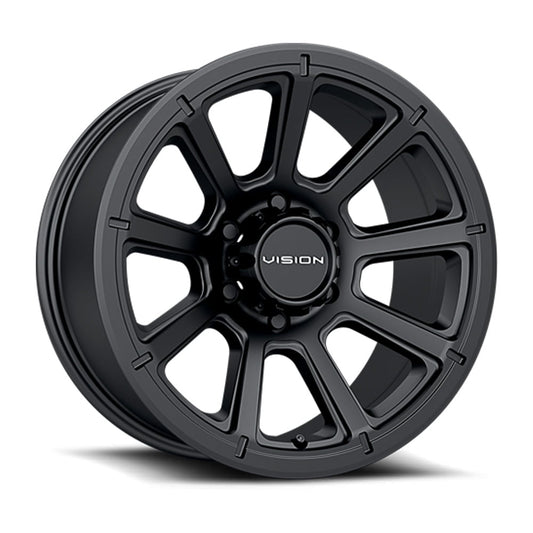 15x6 Vision ATV/UTV 353 Turbine UTV Matte Black Wheel 5x4.5 (0mm)