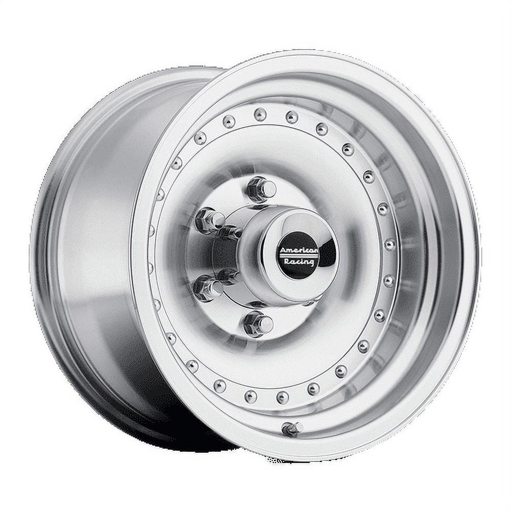 15x7 American Racing AR61 OUTLAW I Machined Wheel 5x5 (-6mm)