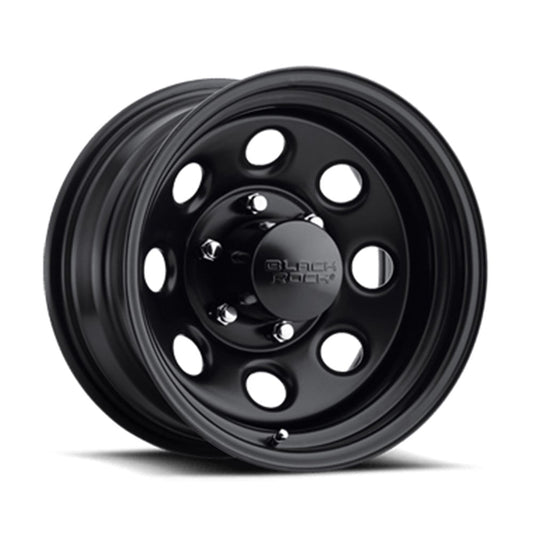 15x7 Black Rock 997B Soft 8 Matte Black Wheel 5x4.5 (0mm)