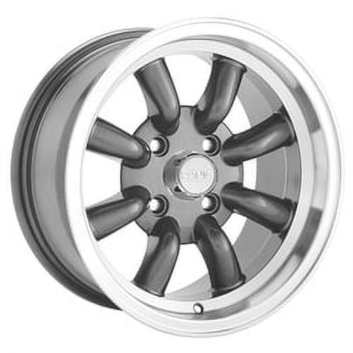 15x7 Konig 35A Rewind Graphite W/Machined Lip Wheel 4x110 (20mm)