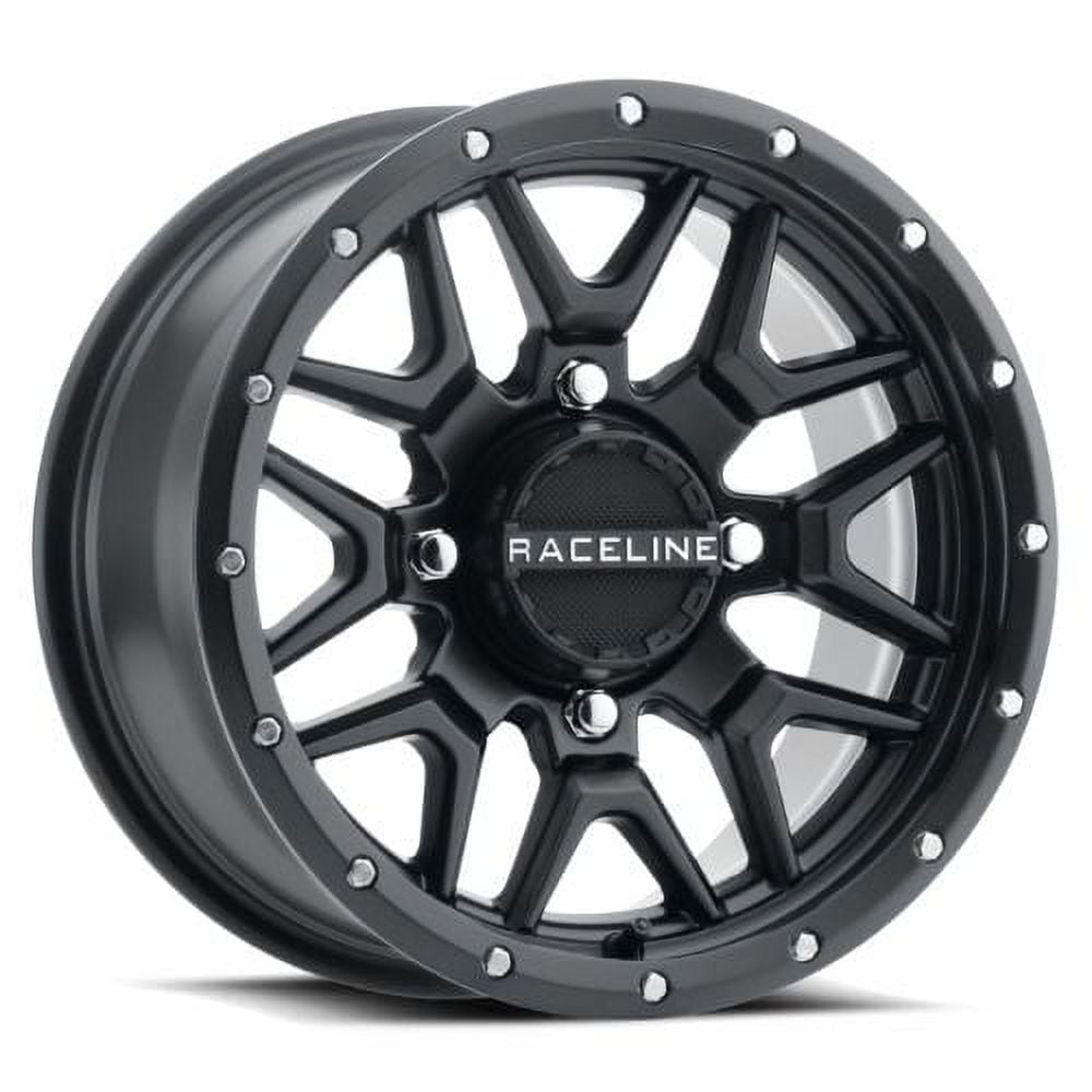 15x7 Raceline A94B Krank UTV Satin Black Wheel 4x137 (10mm)