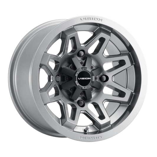 15x7 Vision 416 Se7en Gunmetal UTV Wheel 4x137 (38.1mm)