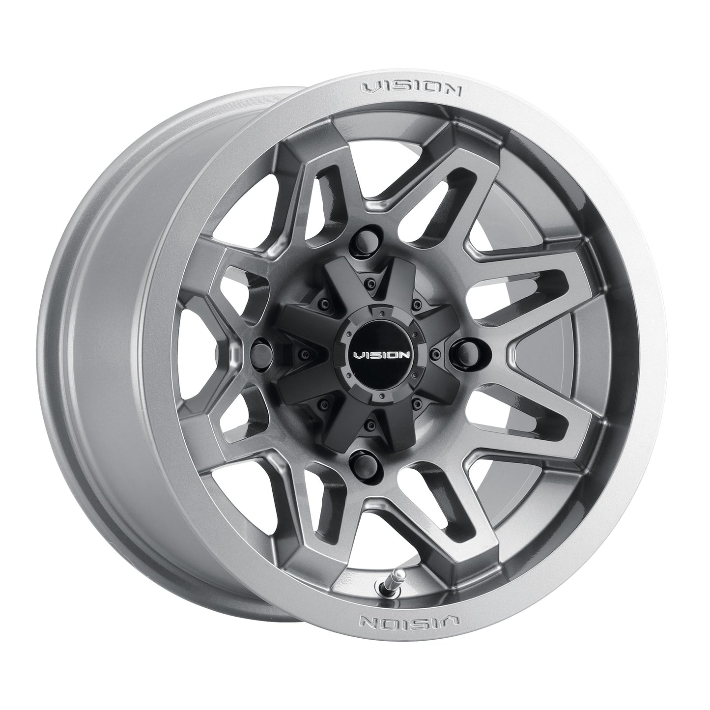 15x7 Vision 416 Se7en Gunmetal UTV Wheel 4x156 (38.1mm)