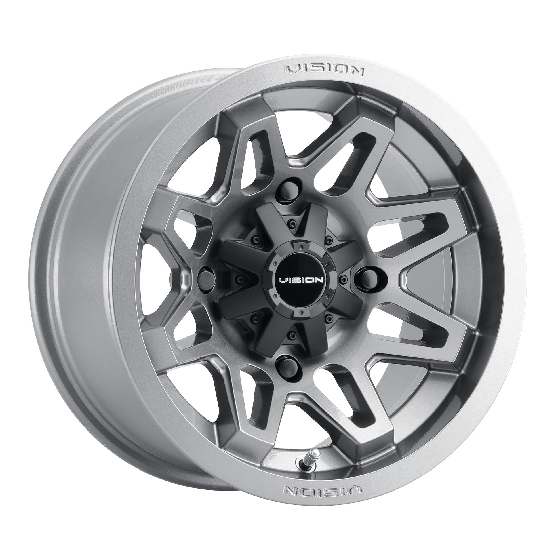 15x7 Vision 416 Se7en Gunmetal UTV Wheel 4x156 (38.1mm)