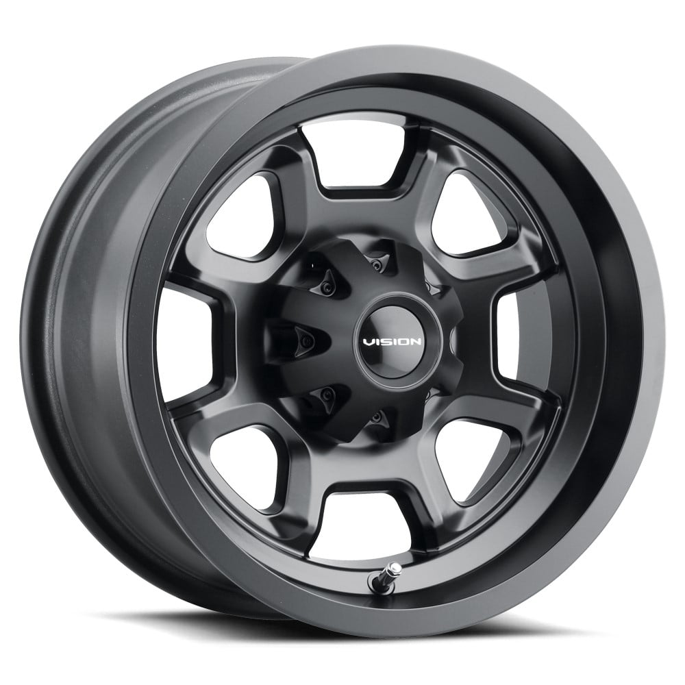 15x7 Vision ATV/UTV 415 Bomb UTV Matte Black Wheel 4x110 (38.1mm)