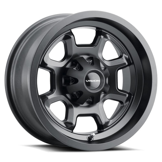 15x7 Vision ATV/UTV 415 Bomb UTV Matte Black Wheel 4x110 (38.1mm)