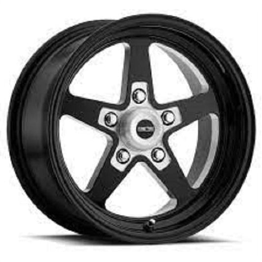 15x8 American Muscle 571 Sport Star II Black Milled Wheel 5x4.5 (27mm)