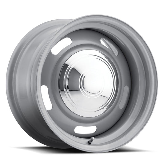 15x8 Vision 55 Rally Silver 5x139.7 5x5.5 ET-12 Wheel Rim