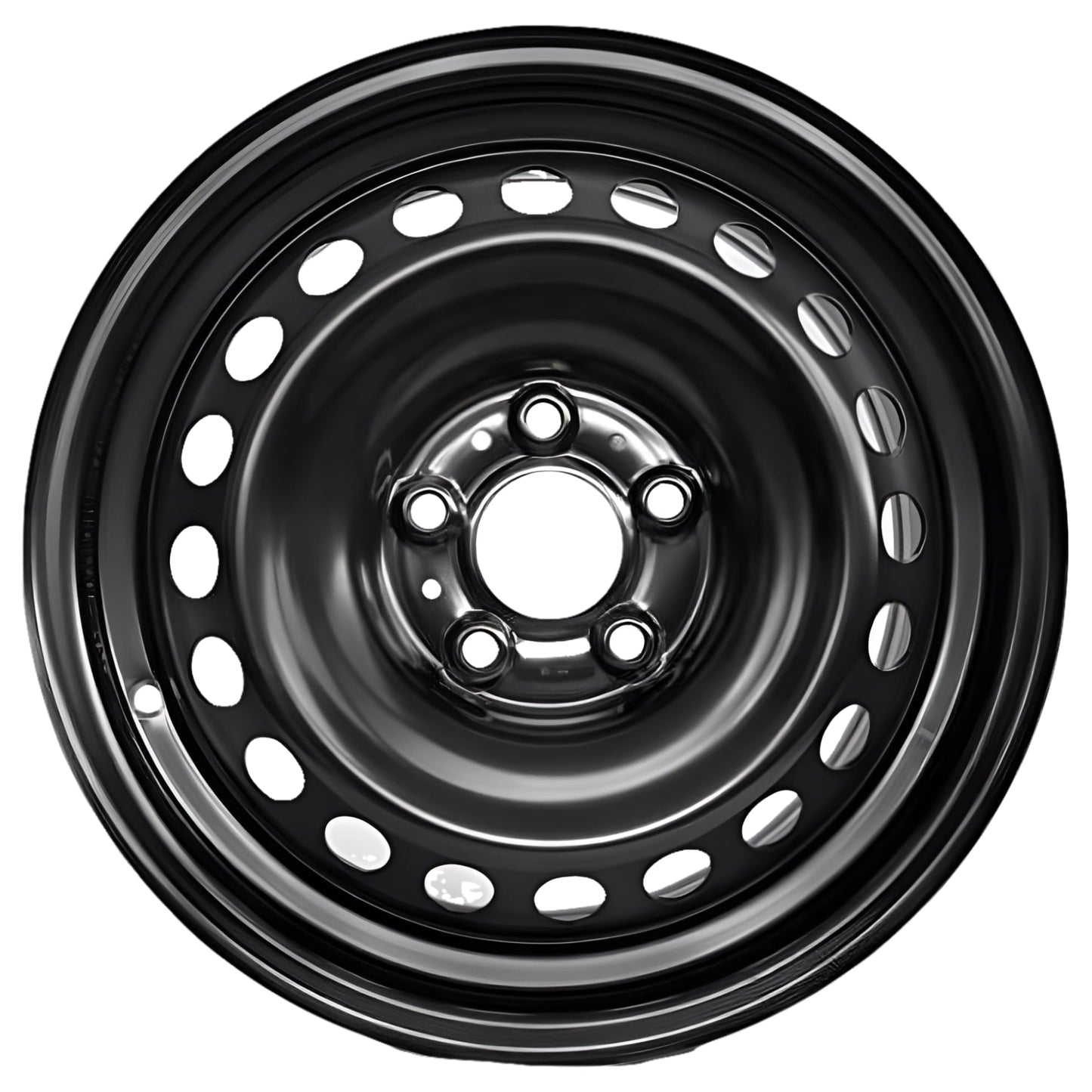 16 Inch Wheel for 2013-2019 Nissan Sentra 5 Lug Black Steel Rim