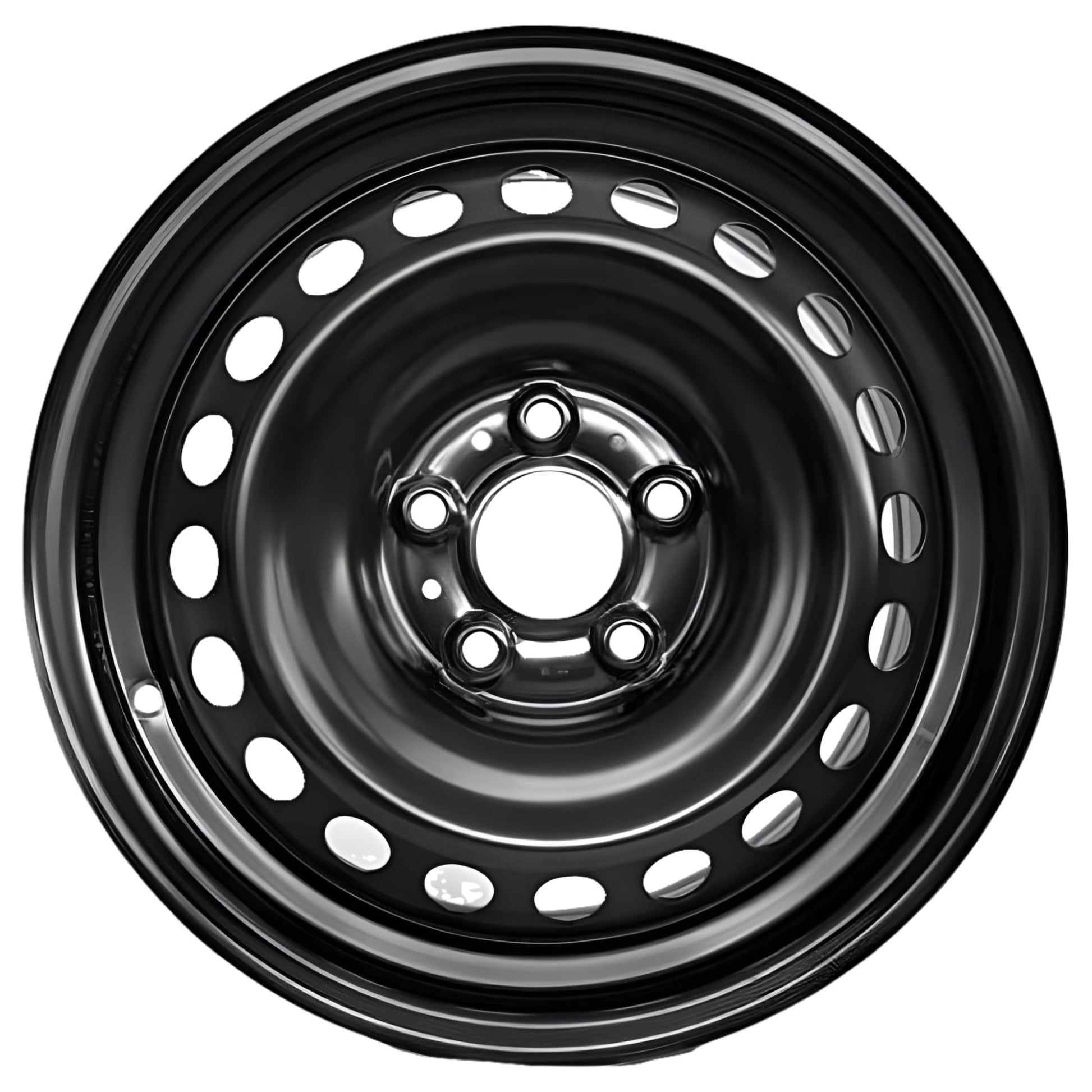 16 Inch Wheel for 2013-2019 Nissan Sentra 5 Lug Black Steel Rim