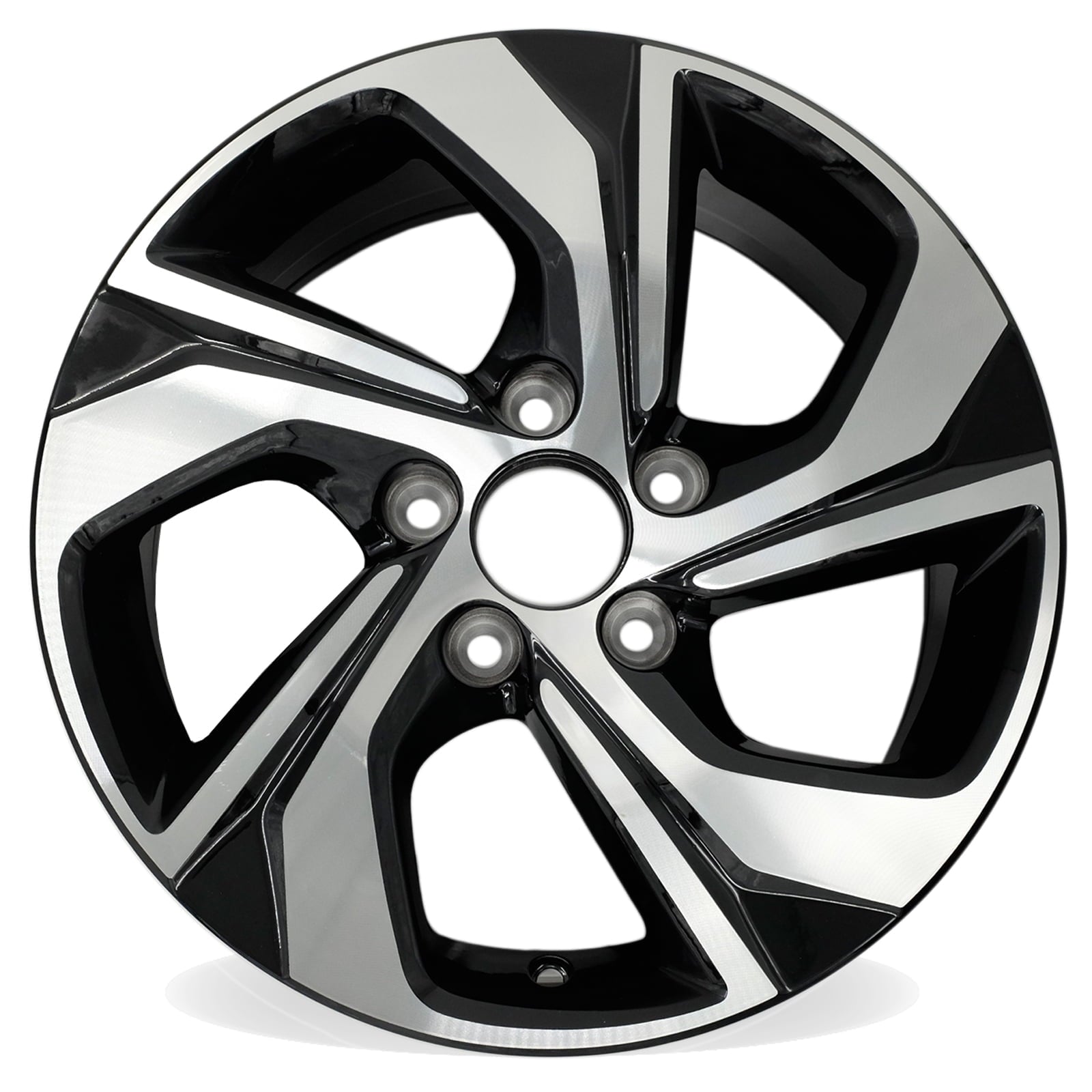 16" New Single 16x7 Machined Black Wheel for Honda Accord 2016 2017 OEM Design Replacement Rim