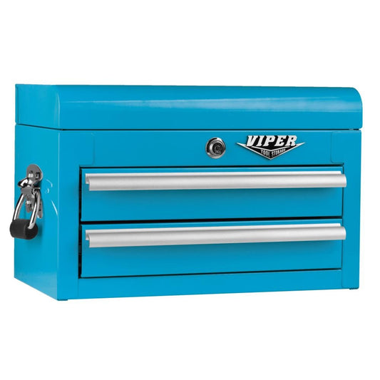 Viper Tool Storage 18-in W x 11.5-in H 2-Drawer Steel Tool Chest (Blue) V218MCTL