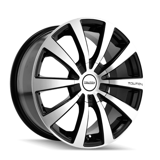 16x7 Touren TR3 Black/Machined Wheel 5x112/5x120 (42mm)