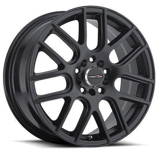 16x7 Vision 426H Cross Matte Black Wheel 5x100/5x4.5 (38mm)