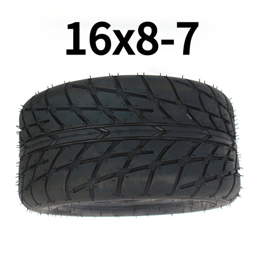 16x8.00-7 Vacuum Tyre 16 inch For Beach Car 16X8-7 ATV Go-kart Wear-resistant Road Four-Wheel ATV vacuum Tire Accessorie