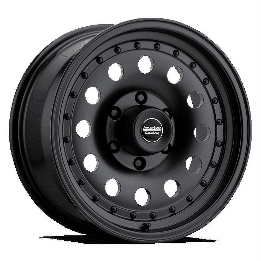 16x8 American Racing AR62 OUTLAW II Satin Black Wheel 5x5.5 (0mm)