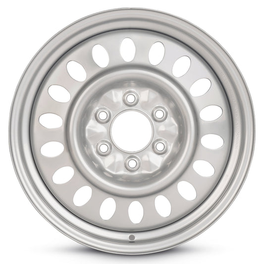17 Inch Steel Wheel for 2002-2009 GMC Envoy Painted Silver Rim- New OEM Replacement