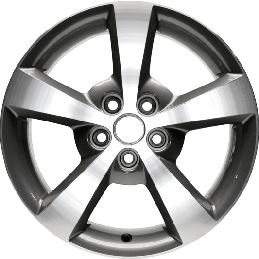 17 inch Alloy Wheel Rim for Chevy Malibu 2008-2012 5 Lug Medium Gray