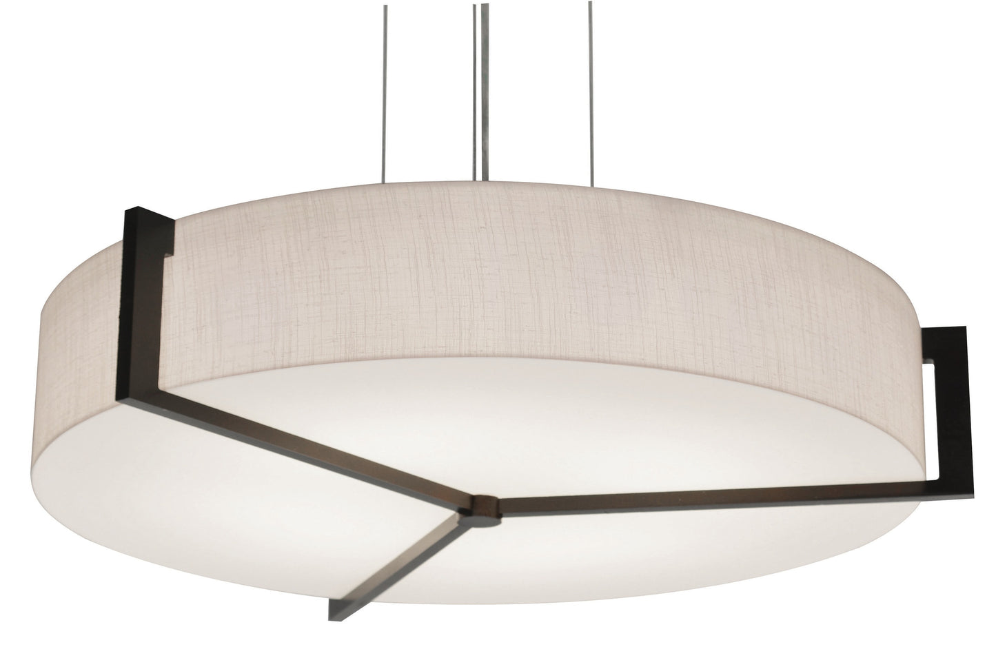 AFX Apex 1 -Light Espresso Modern/contemporary Drum Integrated LED Medium Hanging Pendant light