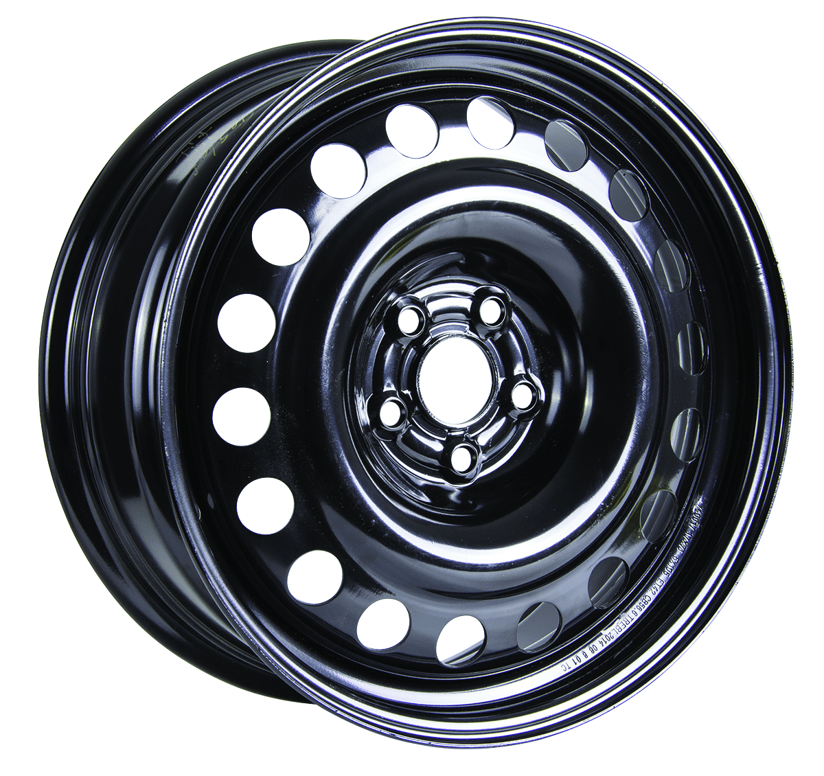 17x7 RTX Black Steel Wheel 5x105 (42mm)