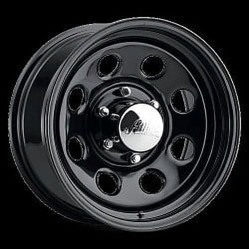 17x8 Allied 297B Black Soft 8 Black Wheel 5x5 (-12mm)