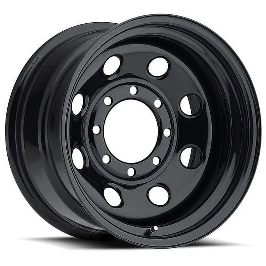 17x8 Vision HD 85H Soft 8 Gloss Black Wheel 6x5.5 (-12mm) CAPS SEPARATE