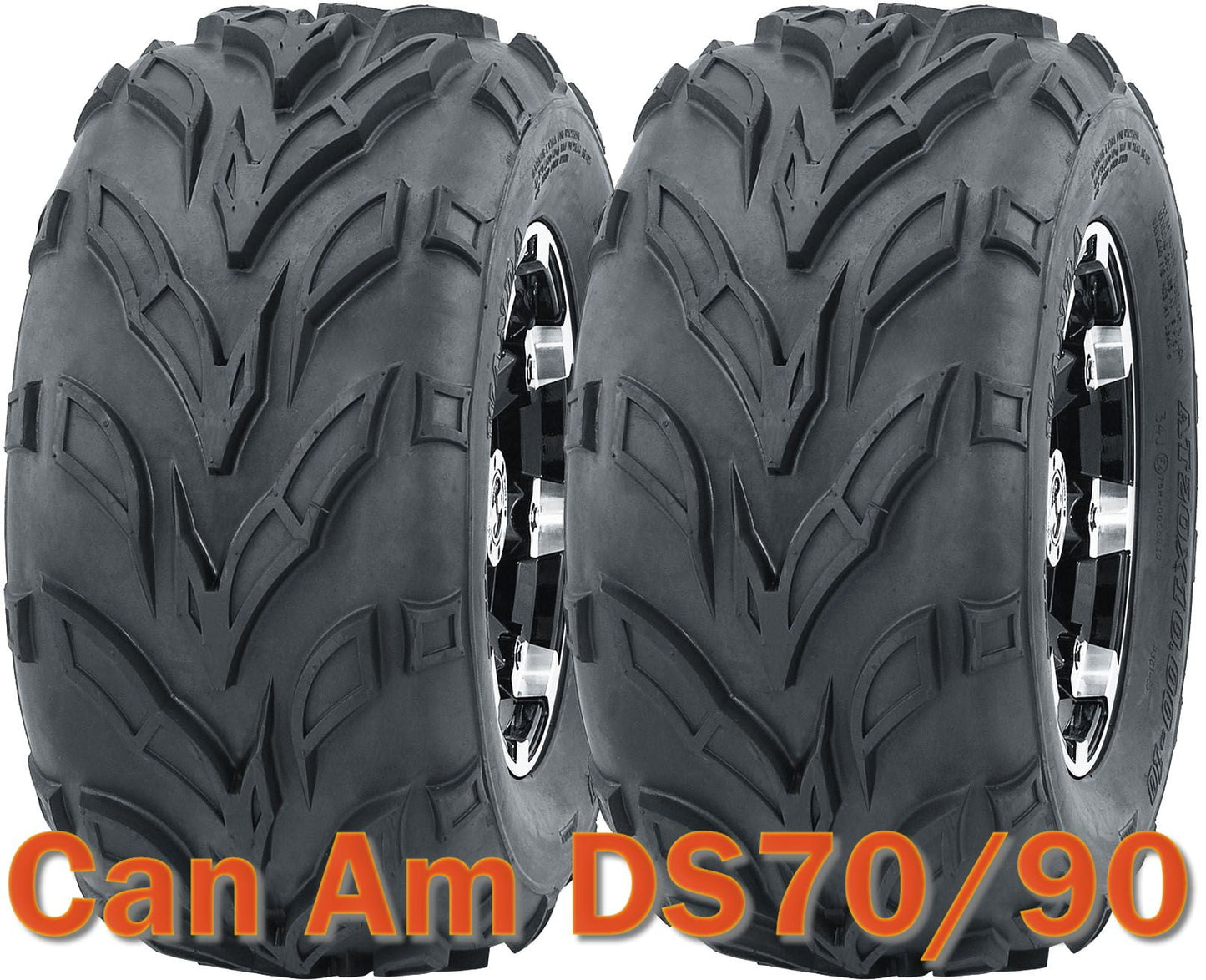 18x9.5-8 18x9.5x8 Rear Tires Set Fit for Can Am DS70/90