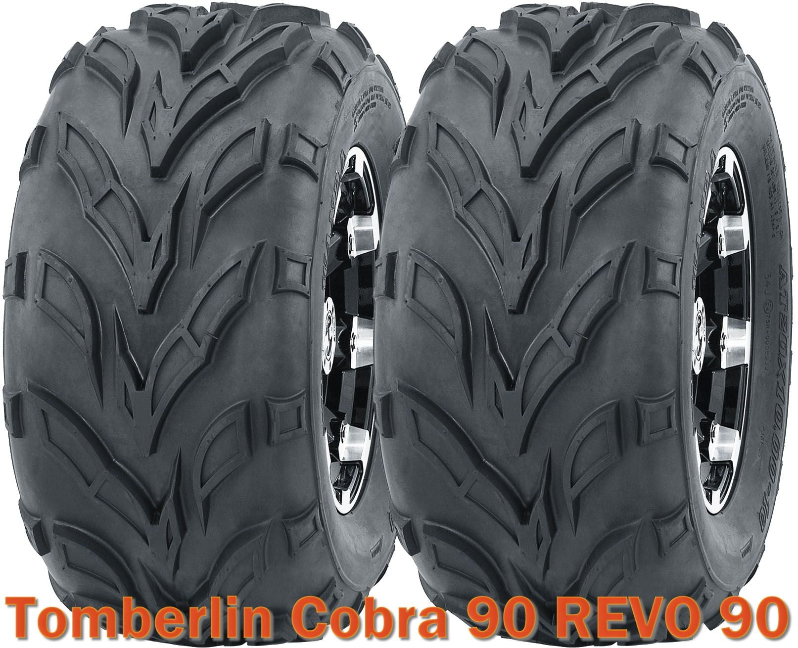 18x9.5-8 18x9.5x8 Rear Tires Set Fit for Tomberlin Cobra 90 REVO 90