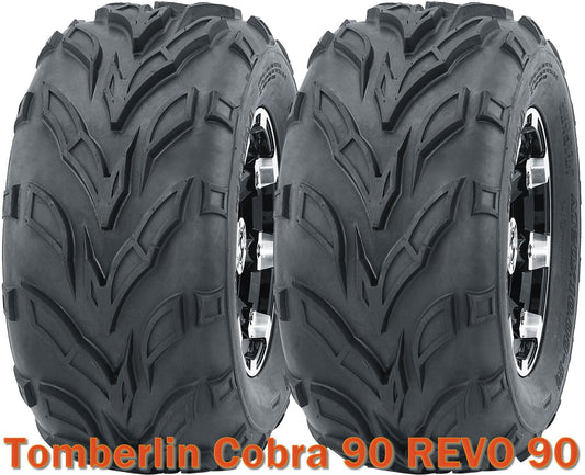 18x9.5-8 18x9.5x8 Rear Tires Set Fit for Tomberlin Cobra 90 REVO 90
