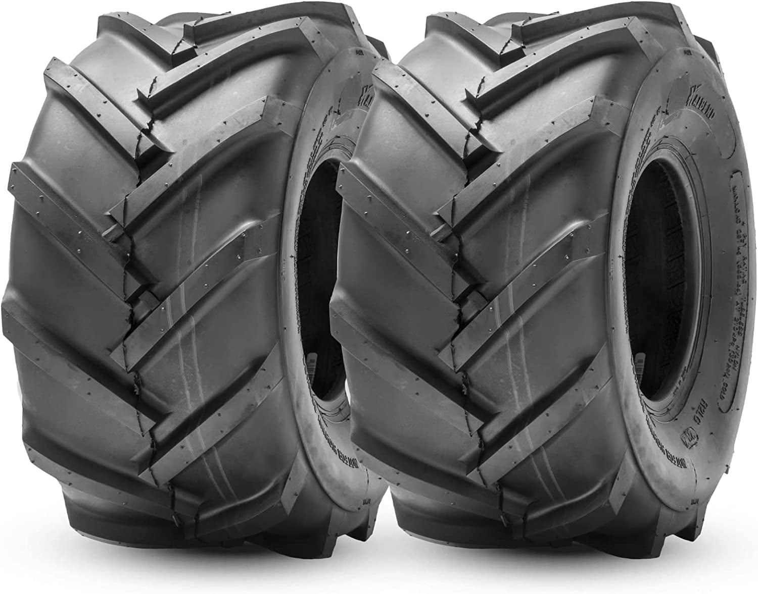 HALBERD 18x9.50-8 Lawn Mower Tires 4PR Tractor Tires Great Traction for Garden Tractors Riding Mower Golf Cart Excavators Set of 2