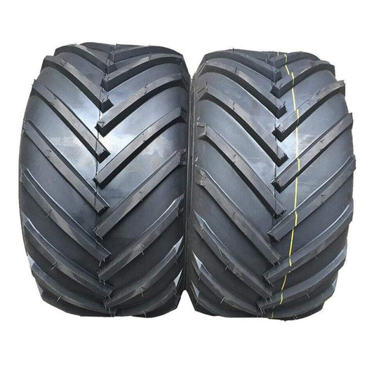 18x9.50-8 Lawn Mower Tractor Tires 2PR 19x9.5x8 Lawn & Garden Mower Golf Cart Turf Tires Tubeless Pack of 2