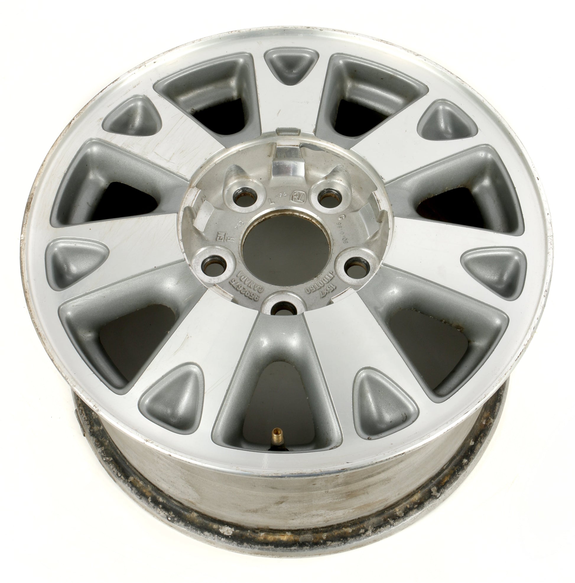 1998 Chevrolet Blazer S10 GMC Envoy Sonoma Single 15 x 7" Aluminum Rim 12368857