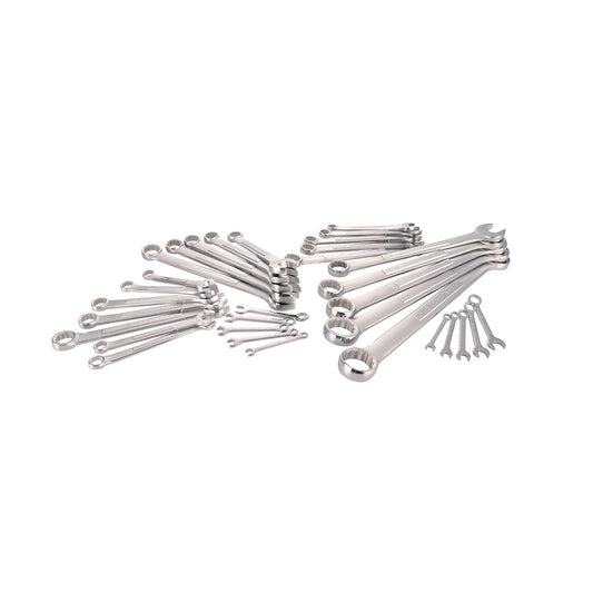 1PC Craftsman Craftsman CMMT12080 Metric & SAE Combination Wrench Set, Silver