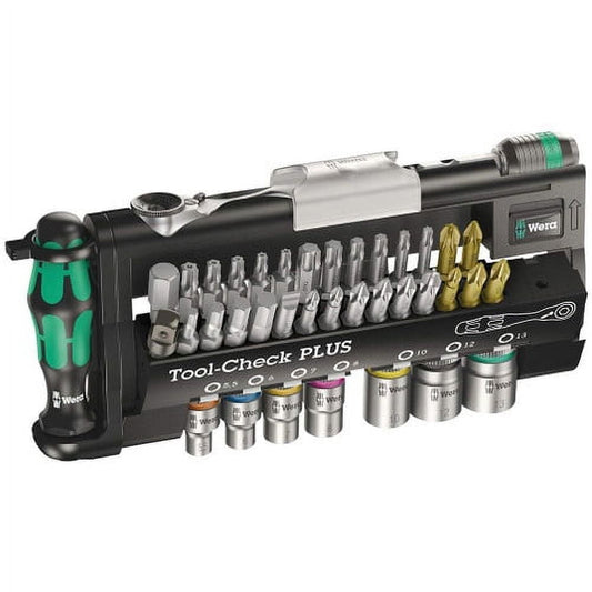 1PK Wera 05056490001 Tool-Check Plus Ratchet Set W/ Socket Metric (39 Piece)