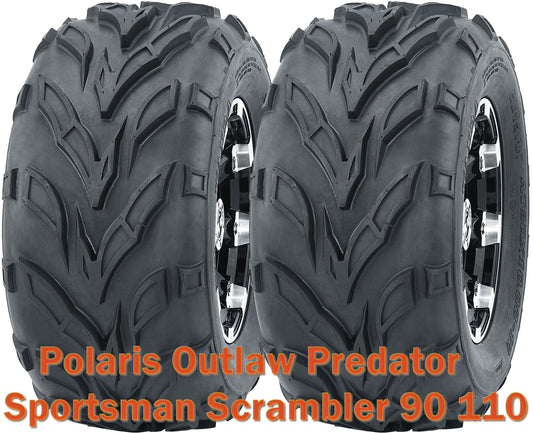 18x9.5-8 Rear Tires Set for Polaris Outlaw Predator Sportsman Scrambler 90 110