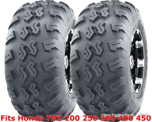 2 ATV Tires 21x7-10 21x7x10 Honda TRX 200 250 300 400 450 front P3018