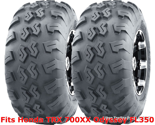 2 ATV Tires 21x7-10 21x7x10 Honda TRX 700XX Odyssey FL350 front P3018