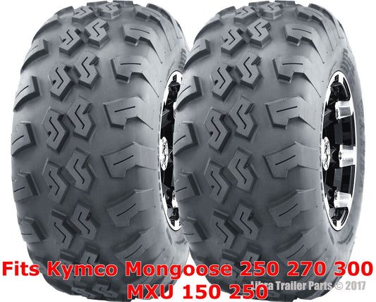 2 ATV Tires 21x7-10 21x7x10 Kymco Mongoose 250 270 300 MXU 150 250 front P3018