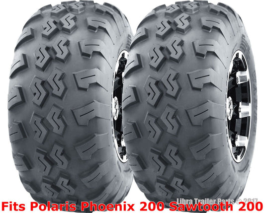 2 ATV Tires 21x7-10 21x7x10 Polaris Phoenix 200 Sawtooth 200 front P3018