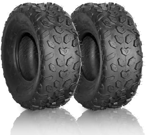 2 Pcs ATV UTV Sport Tires 19x7.00-8 All Terrain Tubeless Tires 19x7x8 4PR