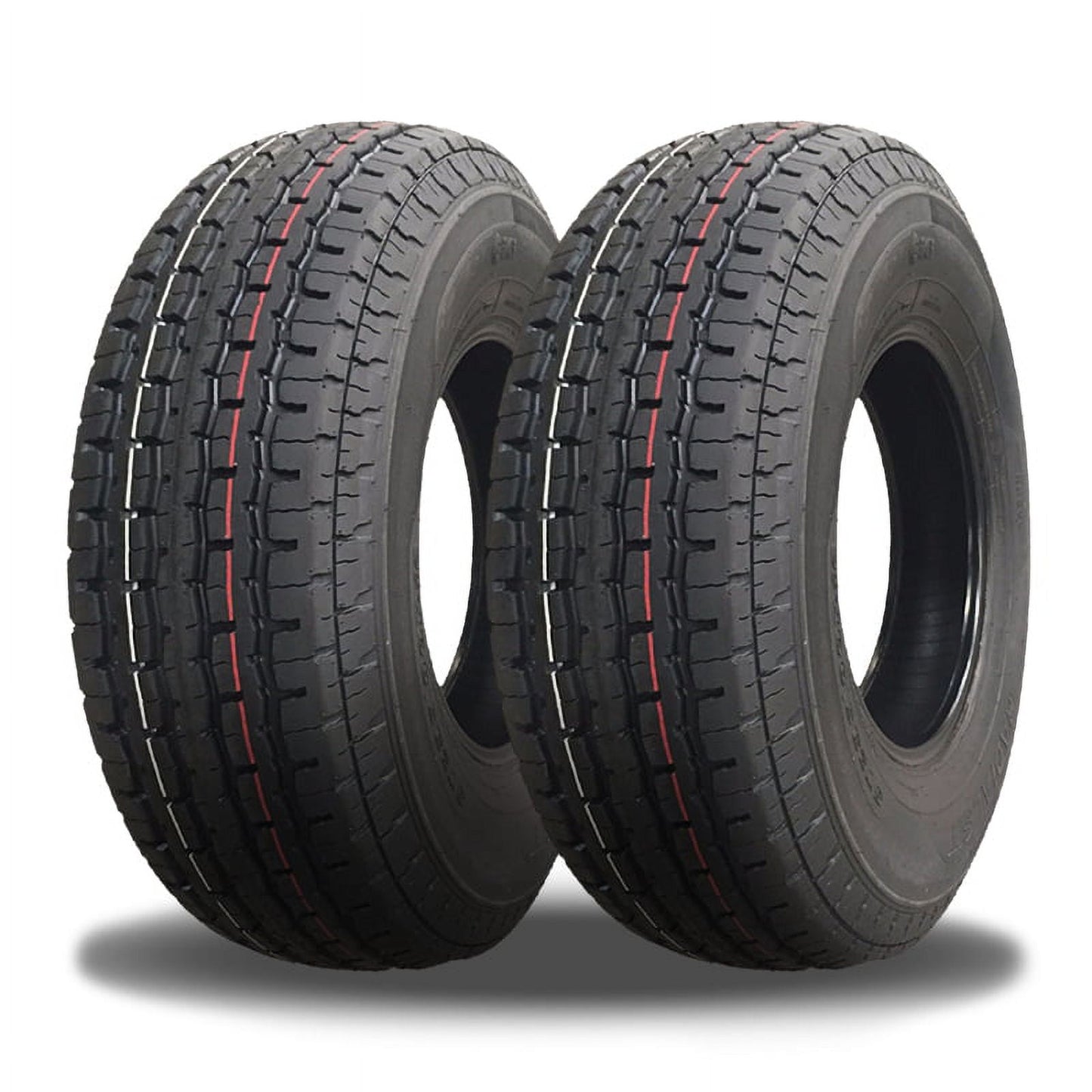 2 Supermax STM-1 ST175/80R13 91/87L 6-Ply Auto/Boat/Travel Trailer Hauler Tires STR-4001-LH / 175/80/13 / 1758013