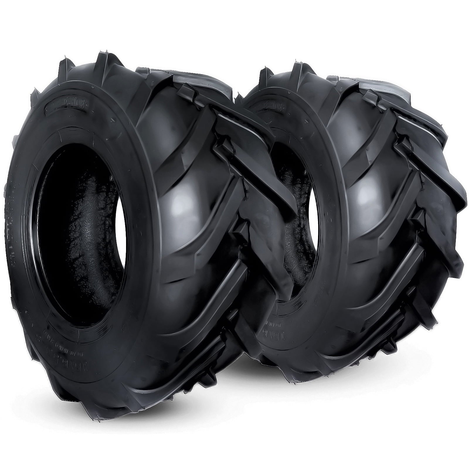 2-Pc 16x6.50-8 6PLY Super Lug Tires Tubeless for Lawn Mower Tractor Trencher AG Garden Rider, T148