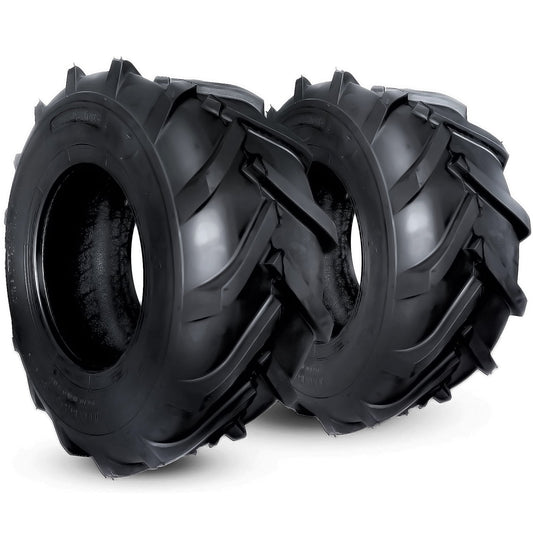 2-Pc 16x6.50-8 6PLY Super Lug Tires Tubeless for Lawn Mower Tractor Trencher AG Garden Rider, T148