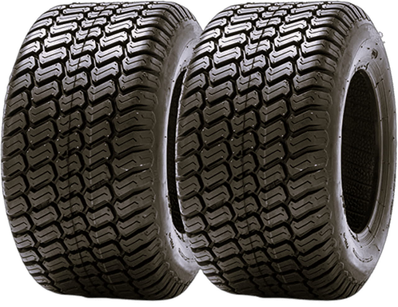 2 Tires 18x6.50-8 18x6.5x8 6Ply Heavy Duty Turf Rider Lawn Mower & Tractor Tires 18x6.5-8 T198