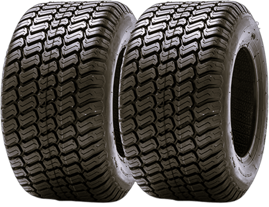 2 Tires 18x6.50-8 18x6.5x8 6Ply Heavy Duty Turf Rider Lawn Mower & Tractor Tires 18x6.5-8 T198